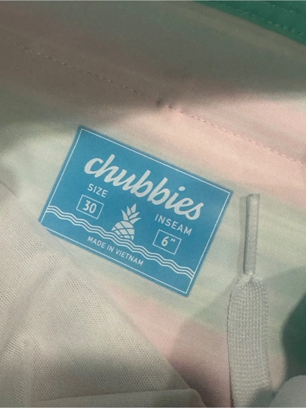 Chubbies Pastel Swim Shorts - Mint, Pink & Yellow